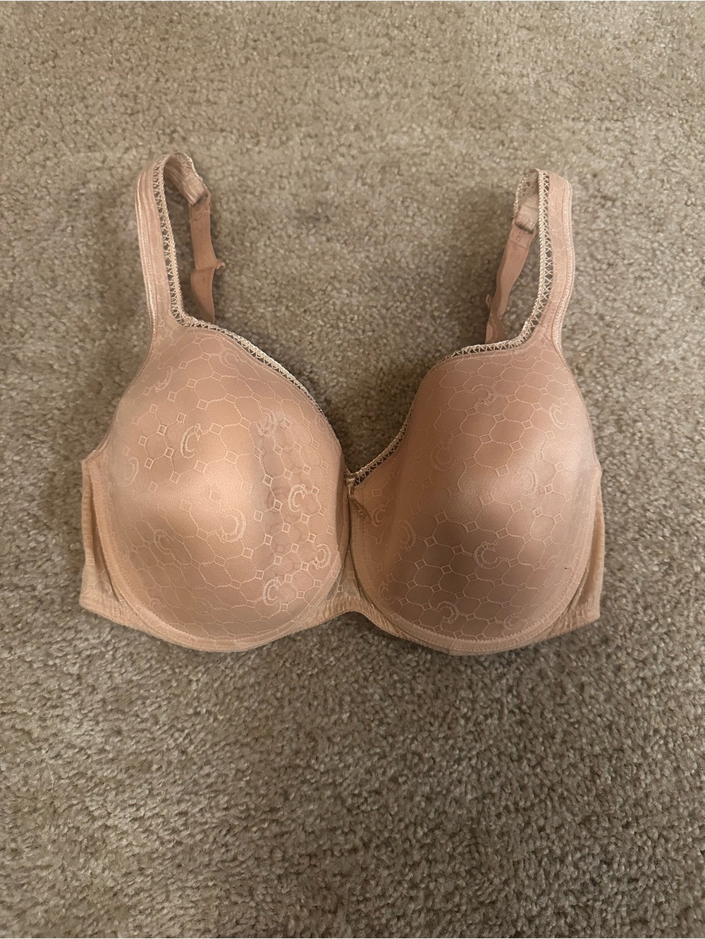 Chantelle C Chic Sexy T-Shirt Bra 3581 34DDDD Nude Smooth Underwire Discontinued